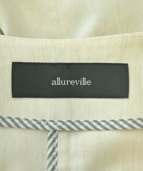 allureville（アルアバイル）ノーカラージャケット 白 サイズ:1(S位) レディース/2200701725020