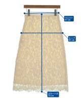 allureville（アルアバイル）ロング・マキシ丈スカート 白 サイズ:2(M位) レディース/2200655019077