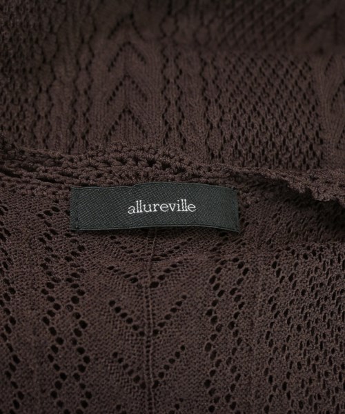 allureville（アルアバイル）カーディガン 茶 サイズ:2(M位) レディース/2200647879108
