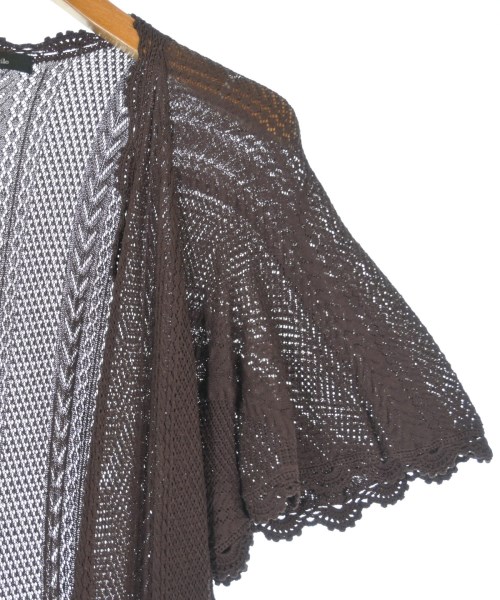 allureville（アルアバイル）カーディガン 茶 サイズ:2(M位) レディース/2200647879108