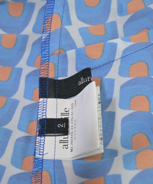 allureville（アルアバイル）ブラウス 青 サイズ:2(M位) レディース/2200654956168