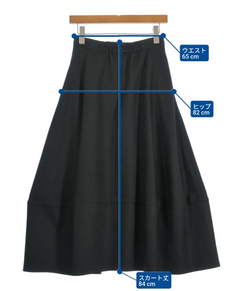 allureville（アルアバイル）ロング・マキシ丈スカート 黒 サイズ:2(M位) レディース/2200658977015