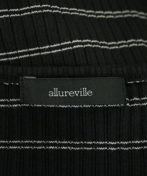 allureville（アルアバイル）Tシャツ・カットソー 黒 サイズ:2(M位) レディース/2200654890042