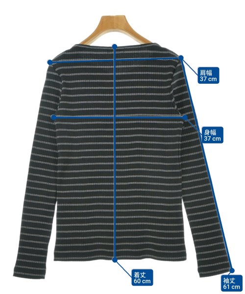 allureville（アルアバイル）Tシャツ・カットソー 黒 サイズ:2(M位) レディース/2200654890042