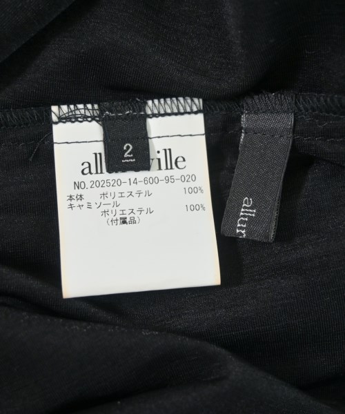 allureville（アルアバイル）ワンピース 黒 サイズ:2(M位) レディース/2200657231231