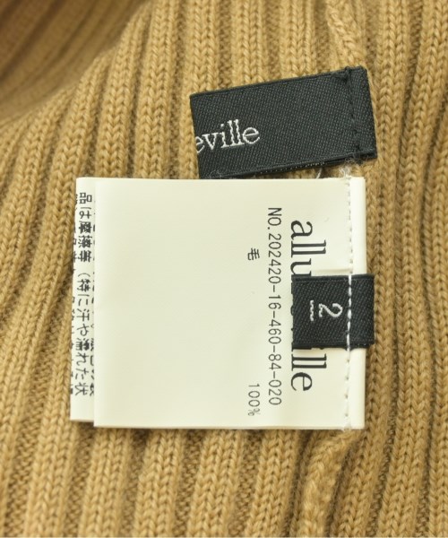 allureville（アルアバイル）ニット・セーター ベージュ サイズ:2(M位) レディース/2200709274032