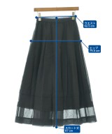 allureville（アルアバイル）ロング・マキシ丈スカート 黒 サイズ:1(S位) レディース/2200712347020