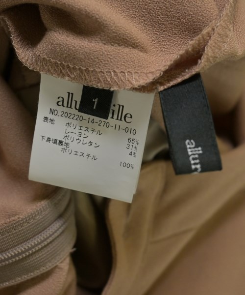 allureville（アルアバイル）ワンピース ベージュ サイズ:1(S位) レディース/2200719344046