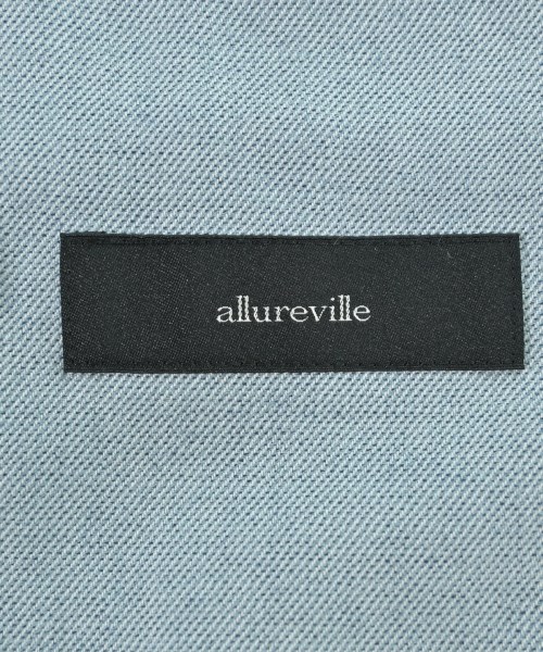 allureville（アルアバイル）ジャケット 青 サイズ:1(S位) レディース/2200637551120