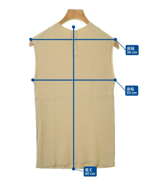 allureville（アルアバイル）ベスト/ノースリーブ ベージュ サイズ:2(M位) レディース/2200637323031