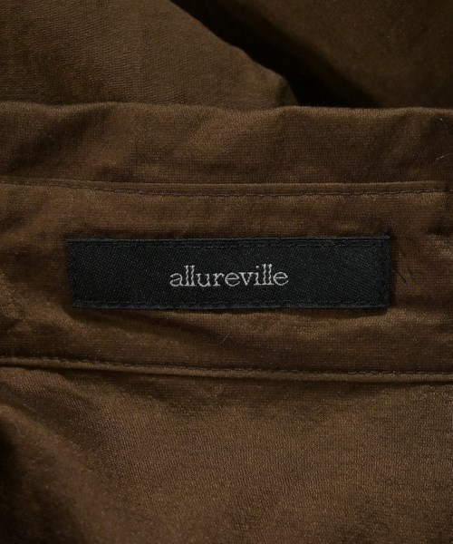 allureville（アルアバイル）カジュアルシャツ 茶 サイズ:2(M位) レディース/2200637323062