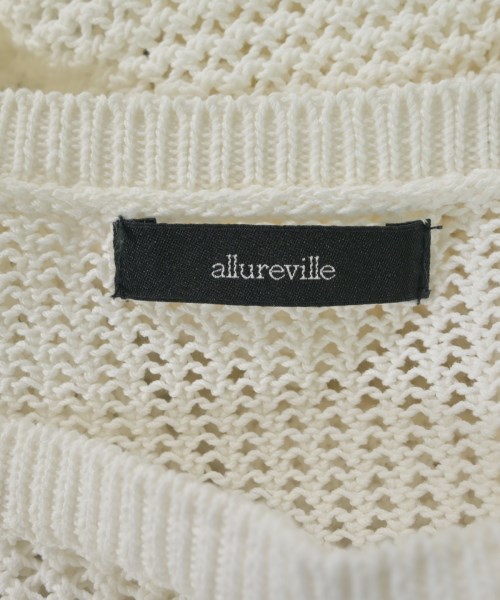 allureville（アルアバイル）ニット・セーター 白 サイズ:2(M位) レディース/2200630110027