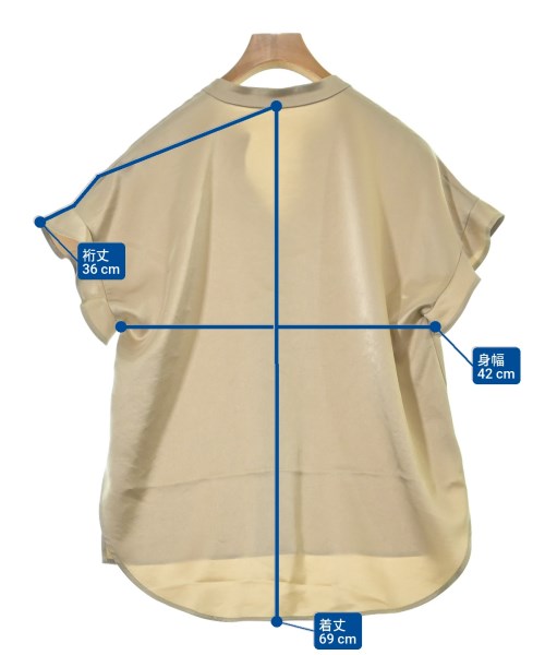 allureville（アルアバイル）ブラウス ベージュ サイズ:2(M位) レディース/2200639021089