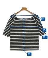 allureville（アルアバイル）Tシャツ・カットソー 黒 サイズ:2(M位) レディース/2200639021096