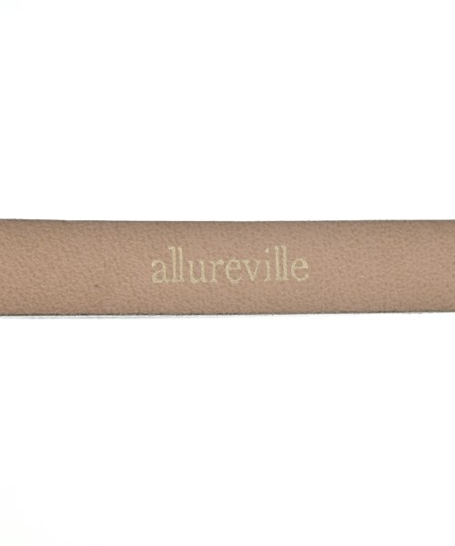 allureville（アルアバイル）ベルト 黒 サイズ:- レディース/2200613111126