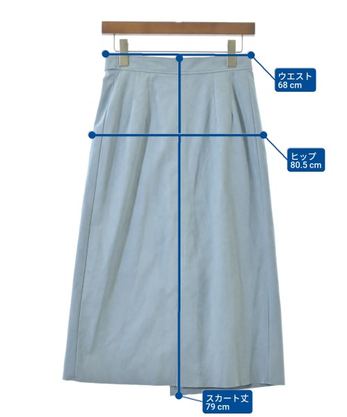 allureville（アルアバイル）ロング・マキシ丈スカート 青 サイズ:2(M位) レディース/2200638504019