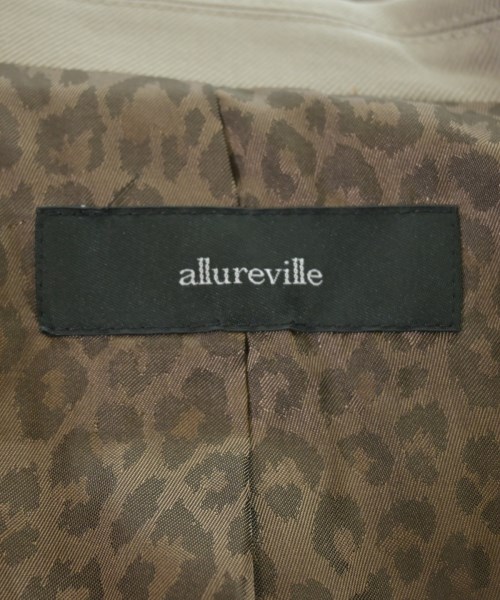 allureville（アルアバイル）テーラードジャケット ベージュ サイズ:2(M位) レディース/2200641211027