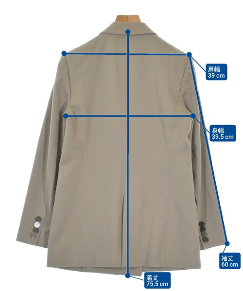 allureville（アルアバイル）テーラードジャケット ベージュ サイズ:2(M位) レディース/2200641211027