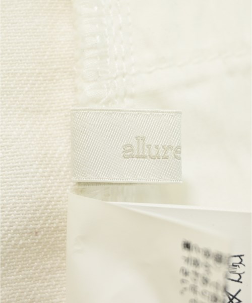 allureville（アルアバイル）デニムパンツ 白 サイズ:2(M位) レディース/2200636134225