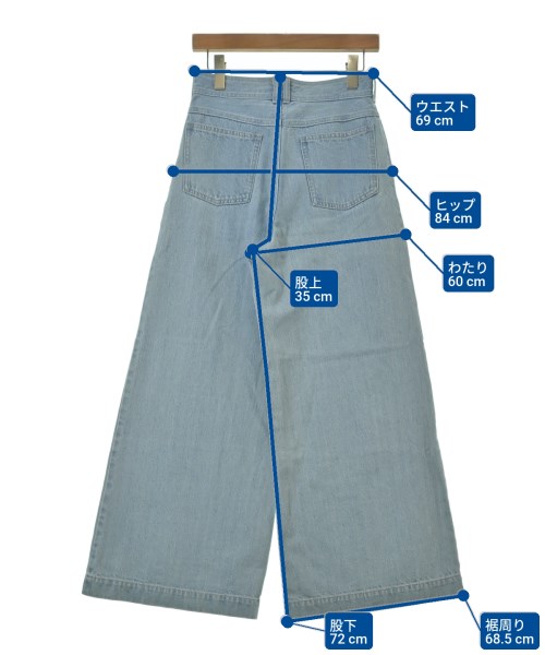 allureville（アルアバイル）デニムパンツ 青 サイズ:2(M位) レディース/2200636134232