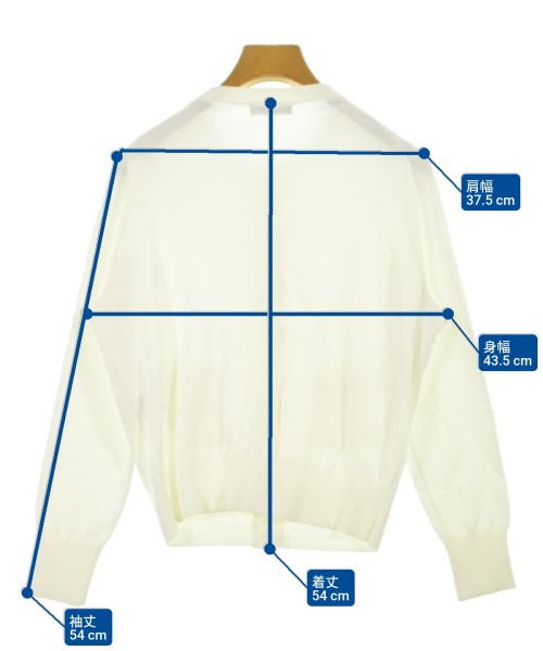 allureville（アルアバイル）カーディガン 白 サイズ:2(M位) レディース/2200641262098