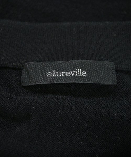 allureville（アルアバイル）カーディガン 黒 サイズ:2(M位) レディース/2200642009012