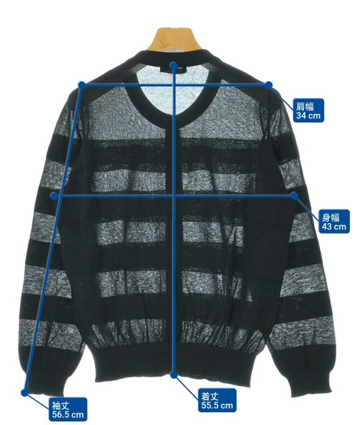 allureville（アルアバイル）カーディガン 黒 サイズ:2(M位) レディース/2200642009012