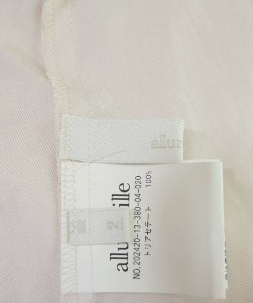 allureville（アルアバイル）ブラウス ベージュ サイズ:2(M位) レディース/2200701295028