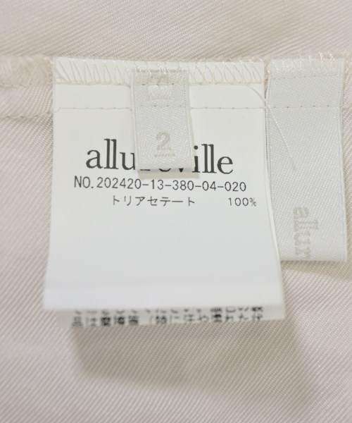 allureville（アルアバイル）ブラウス ベージュ サイズ:2(M位) レディース/2200701295028