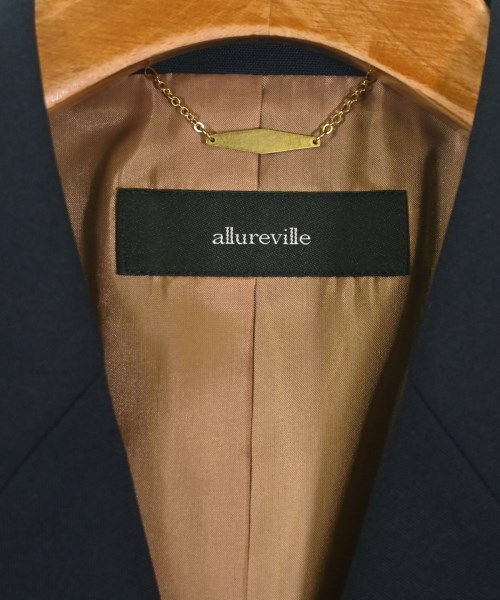 allureville（アルアバイル）テーラードジャケット 紺 サイズ:1(S位) レディース/2200701015046