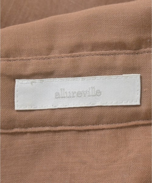 allureville（アルアバイル）カジュアルシャツ 茶 サイズ:2(M位) レディース/2200704925106