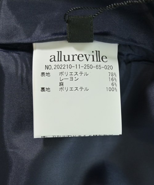 allureville（アルアバイル）ロング・マキシ丈スカート 紺 サイズ:2(M位) レディース/2200705210027