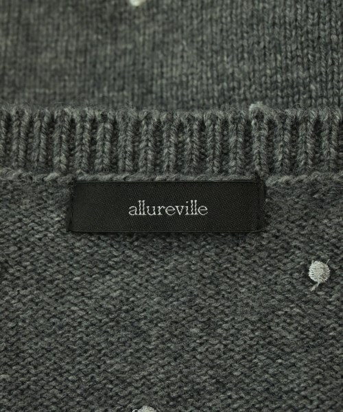 allureville（アルアバイル）ニット・セーター グレー サイズ:2(M位) レディース/2200705545020