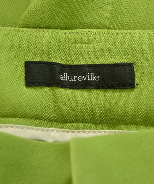 allureville（アルアバイル）スラックス 緑 サイズ:1(S位) レディース/2200707063027