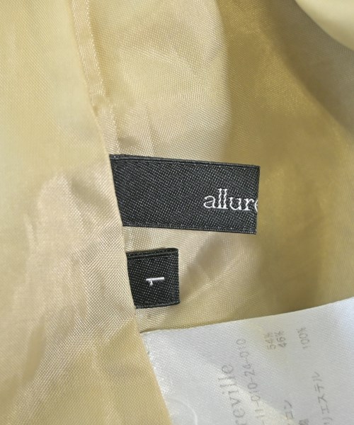 allureville（アルアバイル）ロング・マキシ丈スカート 黄 サイズ:1(S位) レディース/2200661749043