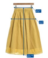 allureville（アルアバイル）ロング・マキシ丈スカート 黄 サイズ:1(S位) レディース/2200661749043