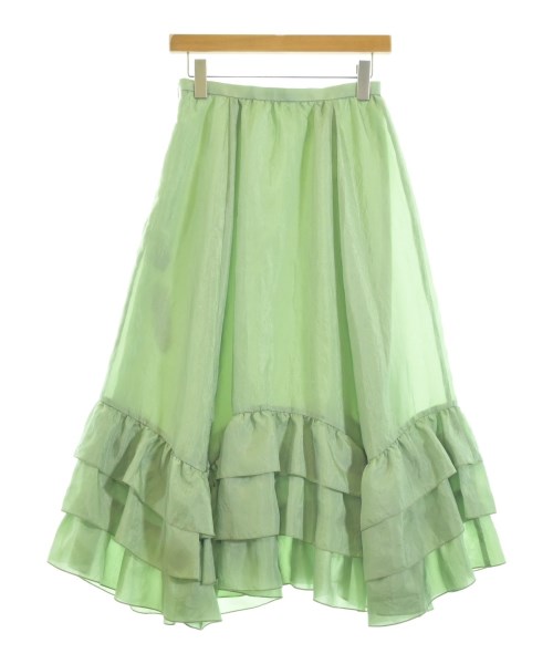 allureville（アルアバイル）ロング・マキシ丈スカート 緑 サイズ:2(M位) レディース/2200662108153