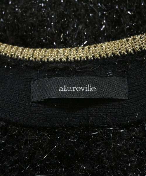 allureville（アルアバイル）カーディガン 黒 サイズ:2(M位) レディース/2200664070021