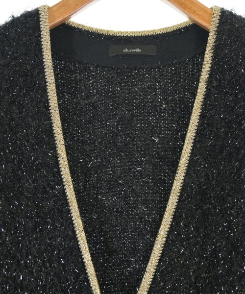 allureville（アルアバイル）カーディガン 黒 サイズ:2(M位) レディース/2200664070021