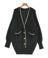 allureville（アルアバイル）カーディガン 黒 サイズ:2(M位) レディース/2200664070021