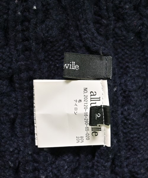 allureville（アルアバイル）ニット・セーター 紺 サイズ:2(M位) レディース/2200666134035