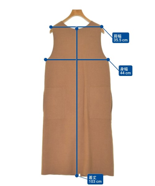 allureville（アルアバイル）ワンピース 茶 サイズ:2(M位) レディース/2200671038014