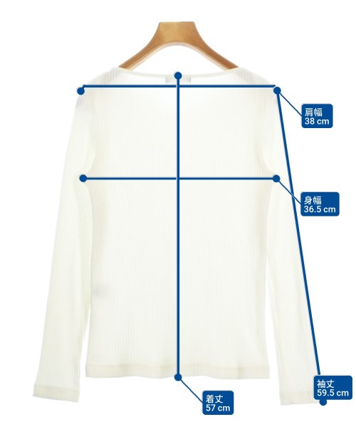 allureville（アルアバイル）Tシャツ・カットソー 白 サイズ:2(M位) レディース/2200668115025