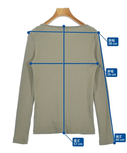 allureville（アルアバイル）Tシャツ・カットソー カーキ サイズ:2(M位) レディース/2200668115032