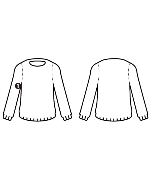 allureville（アルアバイル）ニット・セーター 白 サイズ:2(M位) レディース/2200668526043