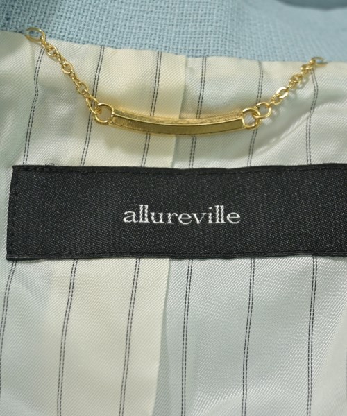 allureville（アルアバイル）ジャケット 青 サイズ:2(M位) レディース/2200714324104