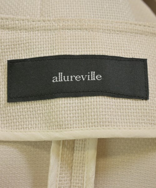 allureville（アルアバイル）ノーカラージャケット ベージュ サイズ:2(M位) レディース/2200722471029