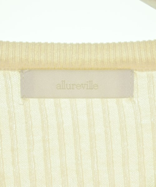 allureville（アルアバイル）カーディガン 白 サイズ:2(M位) レディース/2200722696033