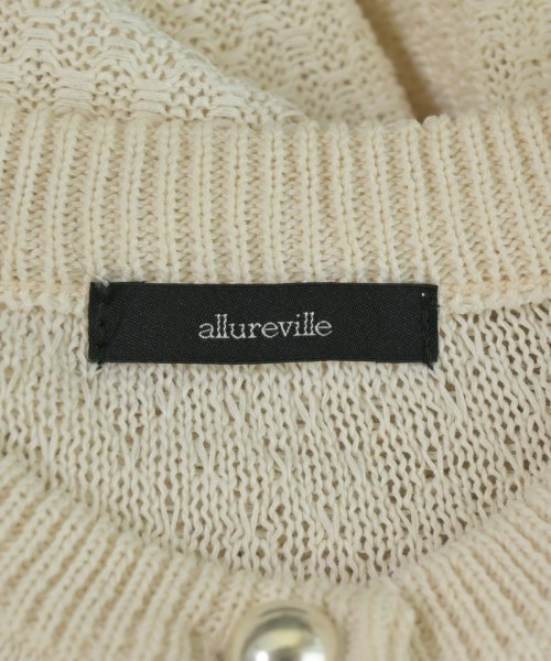 allureville（アルアバイル）カーディガン 白 サイズ:2(M位) レディース/2200723198055