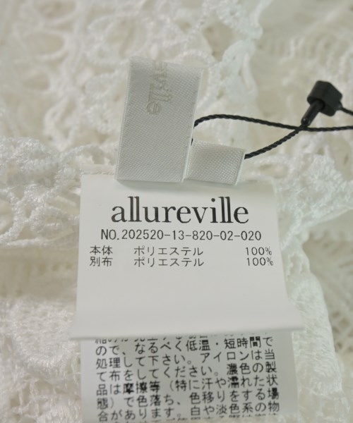 allureville（アルアバイル）ブラウス 白 サイズ:2(M位) レディース/2200721122335